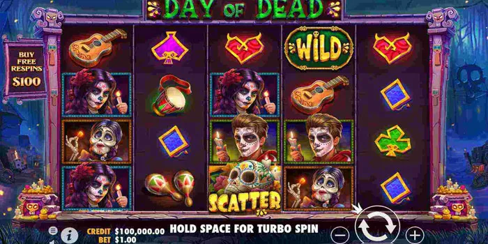 Fitur Bonus Utama Day Of Dead